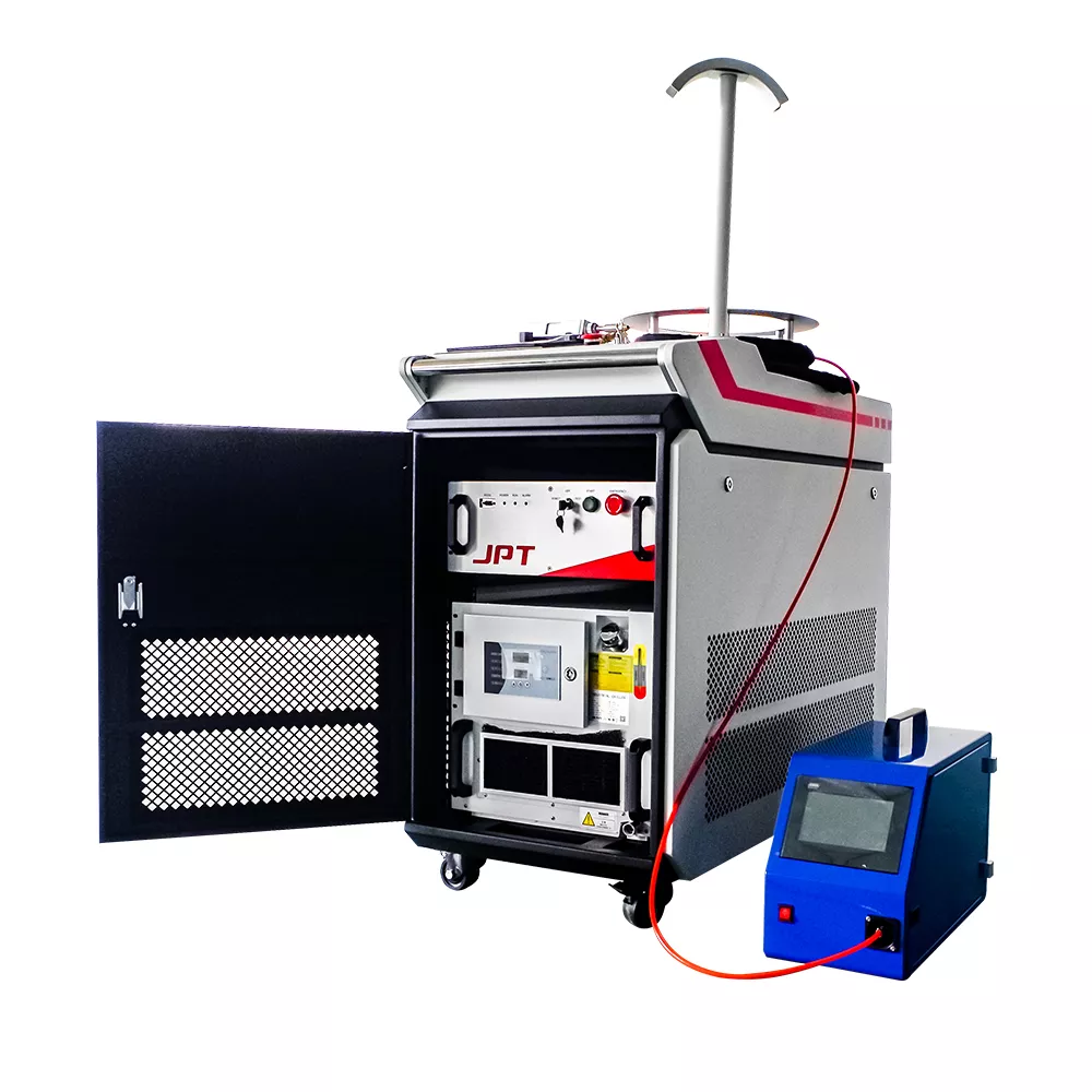Soldador láser de fibra portátil de venta caliente JPT 1000w 1500w 2000w Máquina de soldadura láser para metal