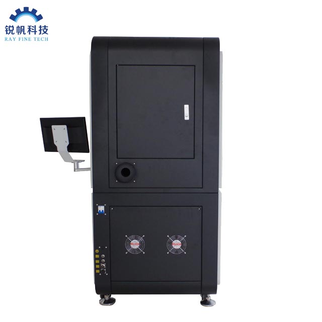 Ray Fine Full Closed JPT MOPA M7 20W 80W 100W 150W 200W Máquina cortadora de grabado de marcado láser de fibra Galvo con enfoque automático y sistema de posición de cámara Cyclops